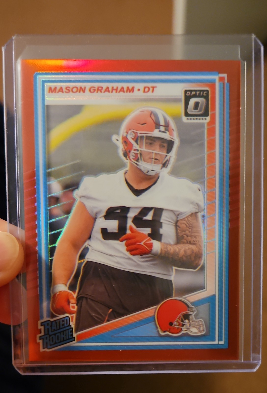 2025 Panini Donruss Optic - Rated Rookie Mason Graham #206 Red Prizm /149 (RC)