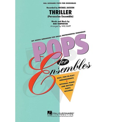 Thriller (Percussion Ensemble) Concert Band Level 2-3 by Michael Jackson