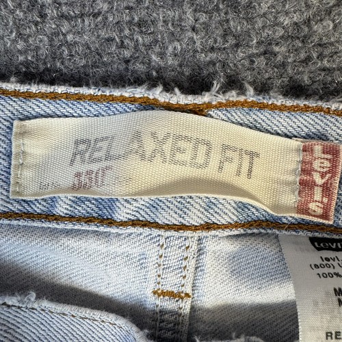 Pantalones de mezclilla informales de algodón lavado claro Levis 550 calce relajado para hombre W38 L32 - Imagen 6 de 12