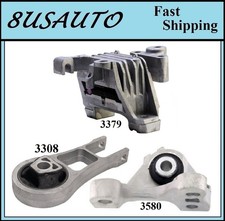 3 Pcs Motor Trans Mount Fit 2014-2022 Jeep Cherokee 3.2l 3 Pcs Motor Trans Mount Fit 2014-2022 Jeep Cherokee 3.2l