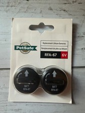 PetSafe RFA-67 6V Lithium Replacement Batteries 2 Pack Dog Fence Bark Collar NEW