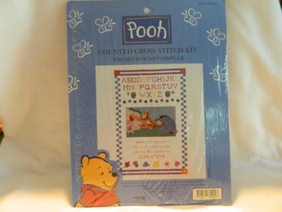 C-25 NEW LEISURE ARTS COUNTED CROSS-STITCH KIT  TOO MUCH HONEY SAMPLER 