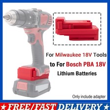 For Bosch PBA 18V Battery Adapter To Fits For Milwaukee 18V Tools NEW Converter