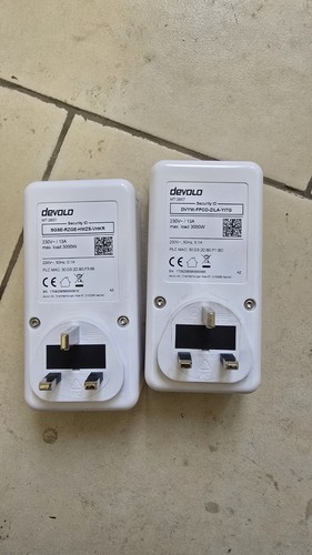 Devolo dLAN 1000+ Powerline Ethernet Adapter MT2957 2-Lan Ports - Picture 2 of 3
