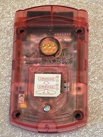 Sega Dreamcast VMU Clear Red Transparent HKT-7000 Japan Tested Working