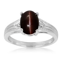 Cavill Ring Skapolith Katzenauge Sterling Silber 925 2,23Ct Damen