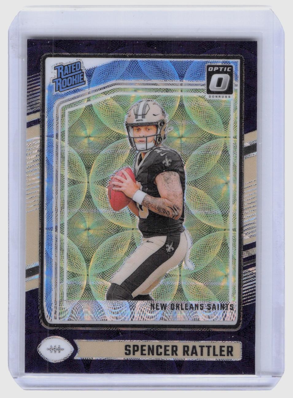 2024 Donruss Optic #289 Spencer Rattler Blue Scope