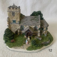 Danbury Mint 1994 The Country Village Collection "The Village Church" Jane Hart
