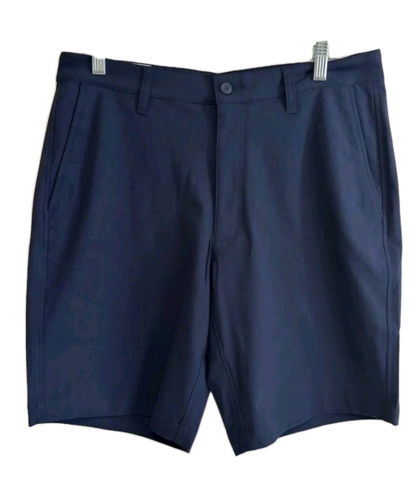 FootJoy FJ Mens Performance Stretch Waistband 9” Inseam Navy Golf  Shorts 33 EUC