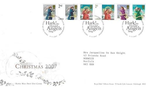 GB Comm/FDC - Christmas 2007 - Edinburgh -  2007 (RM1007)