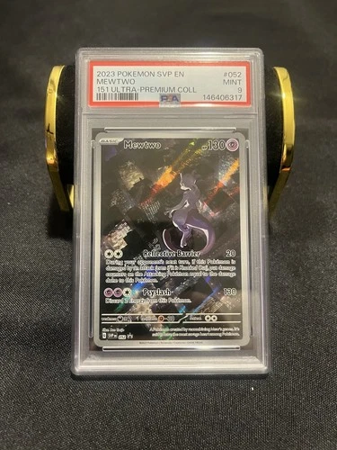2023 POKEMON SVP EN-SV BLACK STAR PROMO 151 ULTRA-PREMIUM #052 MEWTWO PSA 9