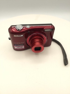 Nikon Coolpix L28 20.1MP Digital Camera / Red Nikkor 5X Zoom 4.6-23.0mm