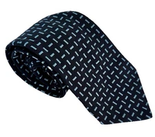 ALTEA For Nordstrom Mens Tie Silk 55% Wool 45% Blue Gray Striped Made In Italy