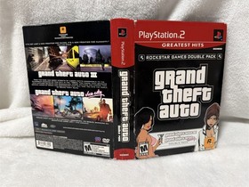 PLAYSTATION 2 PS2 GRAND THEFT AUTO III & VICE CITY DOUBLE PACK COMPLETE GAME 