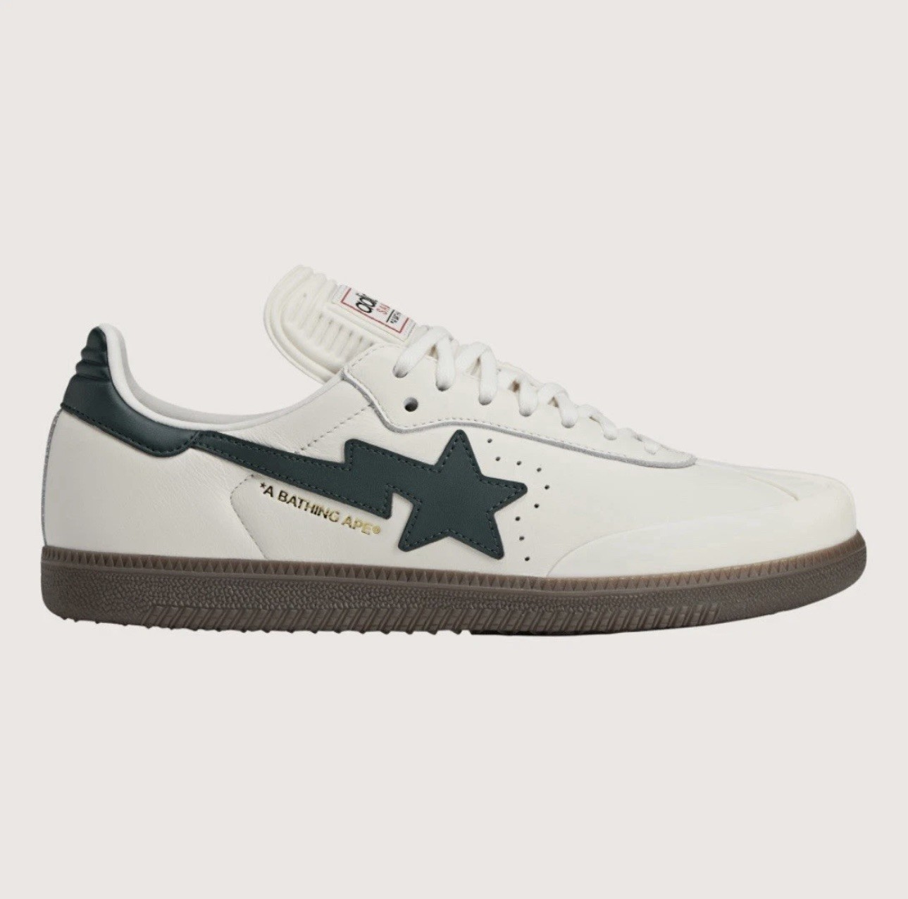 adidas Samba Bape White Green Gum Sneakers Men's Sizes NEW Size 9.5 World Cup thumbnail 2