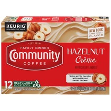 Hazelnut Creme Flavored Keurig KCup Coffee Pods Medium Roast 12 PCS