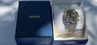 Seiko Men's Black Watch - 6T63-00A0 for sale online | eBay