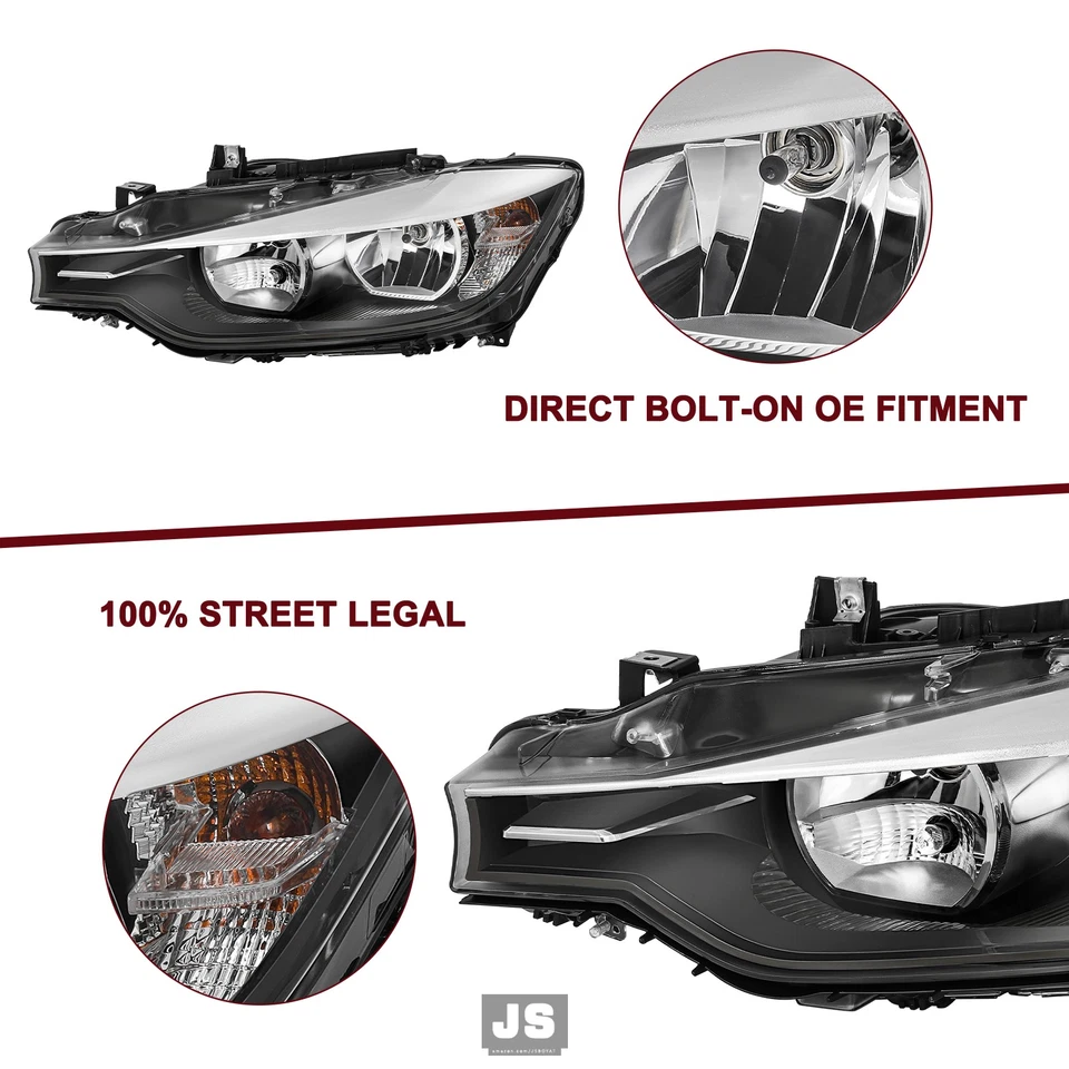宝马 3 系列 2012 - 2015 F30 320i 328i 335i 车头灯总成一对车头灯 — 第 4/4 张图片