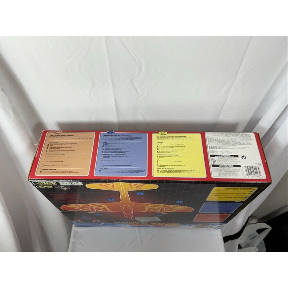 Mattel TYCO RC Remote Control Vintage Sky Scorcher Yellow/Red Aircraft Plane - Image 4 of 4