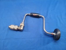 Vintage Stanley No. H1253 MADE IN USA 10" Sweep Bit Brace w/ Decal