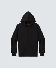 Unbound Merino Men's Compact Travel Hoodie In Black *LARGE*NEW*