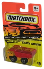 Matchbox Get In The Fast Lane (1994) Orange & Red Earth Mover Toy #9
