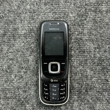 Vintage Nokia 2680-2b AT T Slider Cell Phone Black RM-500  For Parts Untested