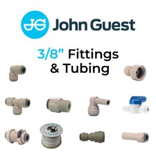 John Guest 3/8" Push Fit Fittings for Drinks Dispense, Water, Brewery, Caravan