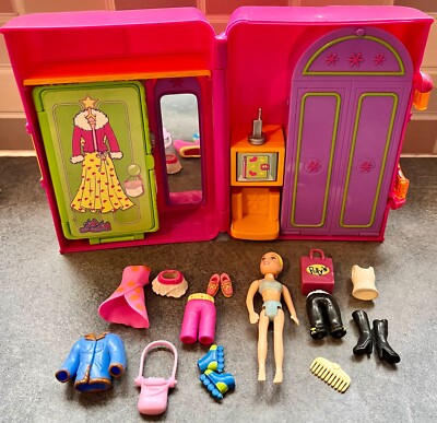 POLLY POCKET fashion red carry case 1990