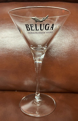 Beluga VODKA MARTINI Glass Pewter 3D Badge Brand New Genuine RARE