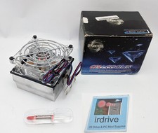 Evercool AMD Socket 754/939/940 CPU Cooler:NEW 80mm 3-pin Green LED Cooling Fan