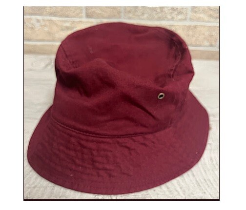 Maroon Unisex Bucket Boonie Visor Hat for Hunting Fishing Outdoor Summer Activities-image
