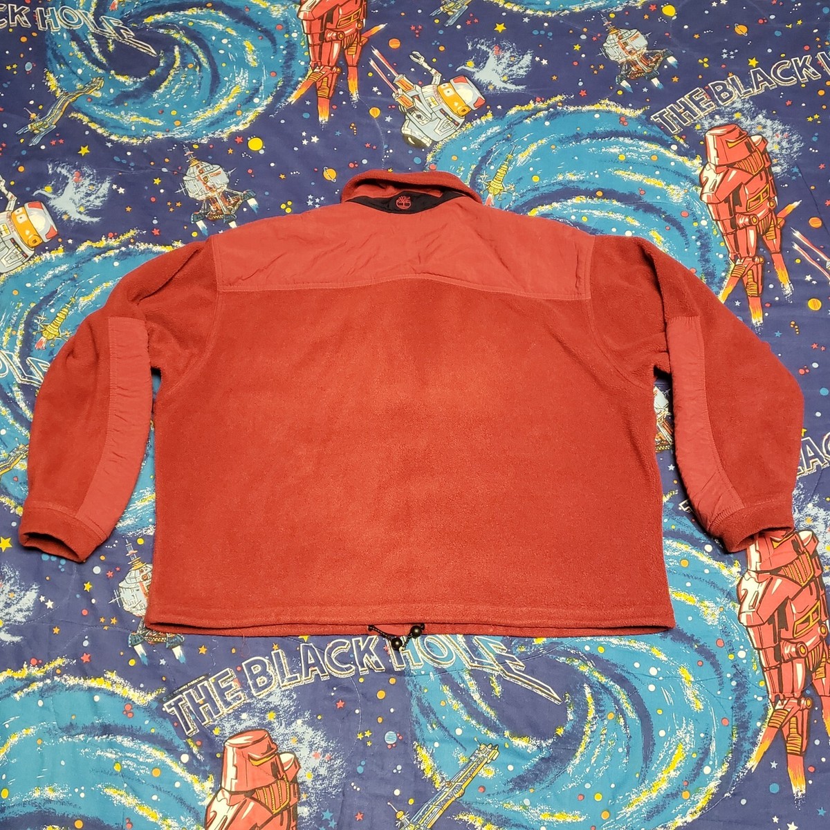 Vintage 90s Timberland Weathergear Fleece Full Zip Red Vintage 90s Timberland Weathergear Fleece Full Zip Red