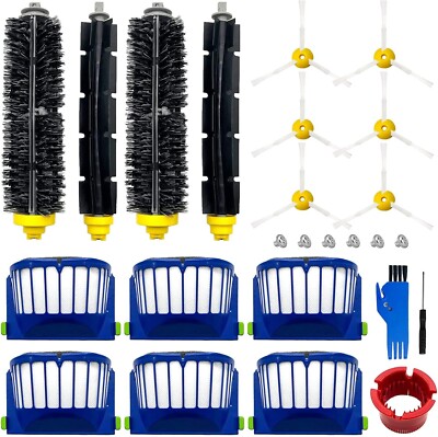 Replacement Parts Kit for iRobot Roomba 600 & 500 Series with Brushes & Filters