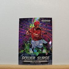 2022 Prizm Draft Picks Baseball Hao-Yu Lee Power Surge PURPLE WAVE Prizm