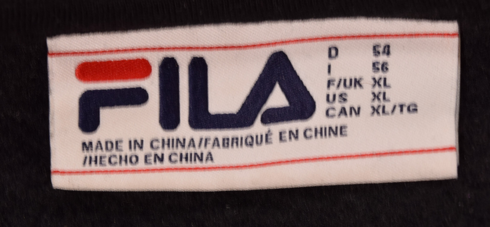 Felpa con cappuccio Fila da uomo in pile nera XL