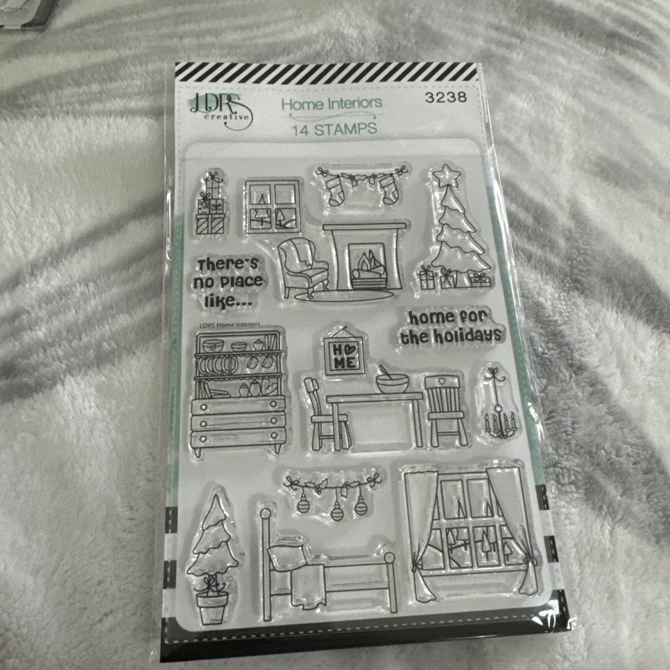 Juego de sellos y troqueles creativos LDRS Holiday Cheer 723253 nuevo LOTE DE 5 Foto 2 de 4