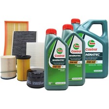 KIT TAGLIANDO TOYOTA RAV 4 II 2.0 D-4D 4WD 116CV 85KW DAL 2001 + CASTROL C3 5W40