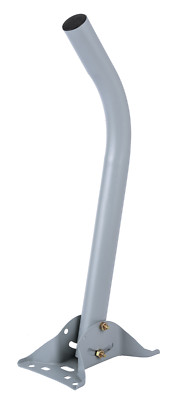 J Pole Mast Adjustable Antenna Satellite Dish Mount for Outdoor Roof/Wall/Eave