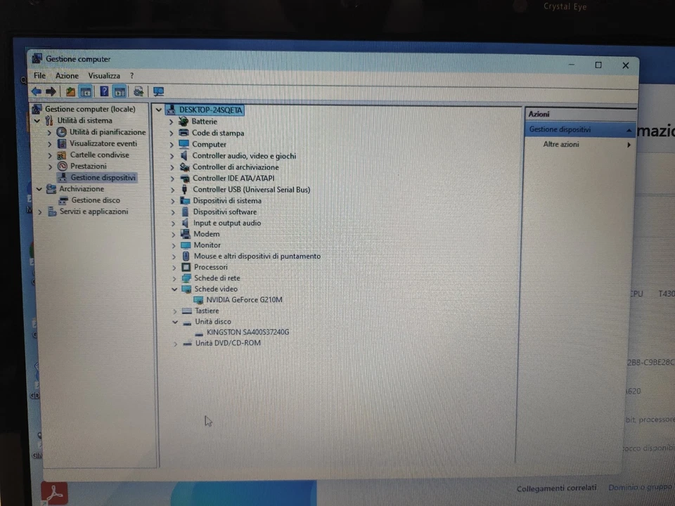 Acer ASPIRE 7736zg Windows Notebook 250GB SSD 4GB HDMI 17,3" - Immagine 4 di 4