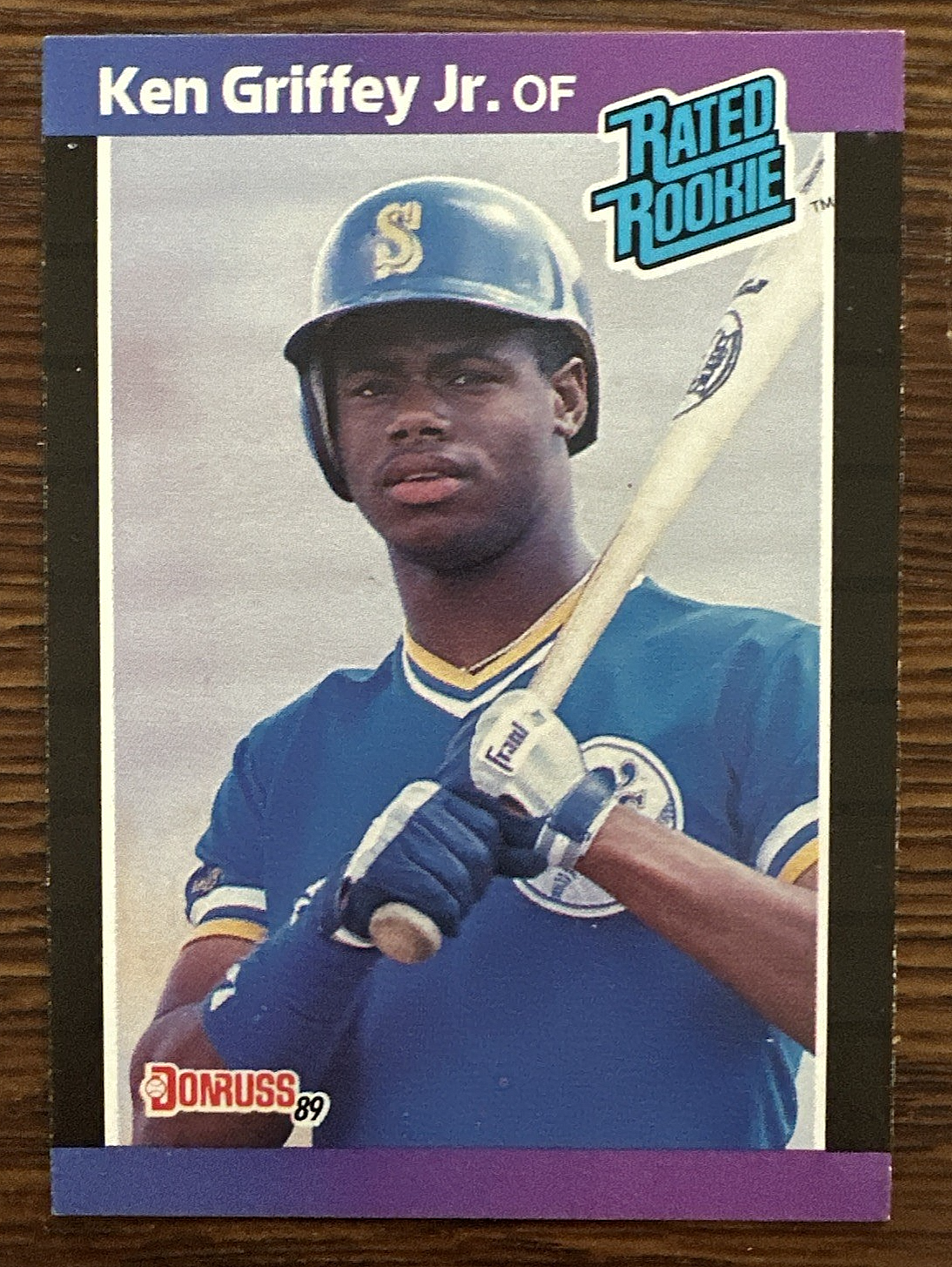 1989 Donruss Ken Griffey Jr Rookie Card #33 Seattle Mariners-image