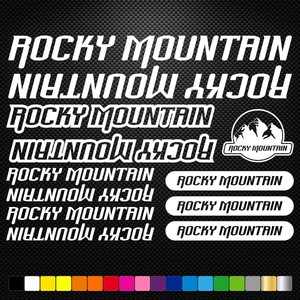 Rocky Mountain Bike Decals 2025