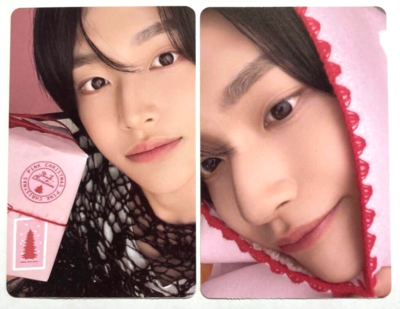 RIIZE WONBIN 2024 PINK CHRISTMAS Official Random Photocard Full