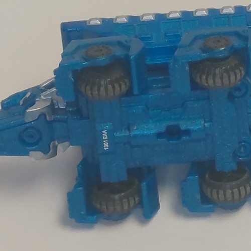 Camión de volteo DreamWorks Dinotrux TON-TON fundido a presión 4" azul juguete Mattel 2015 - Imagen 4 de 5