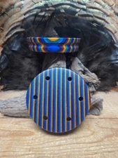 1 - EASY GRIP Gemrock Laminated Turkey Call Pot Spray Finished    Call Supplies