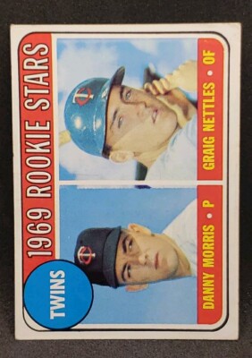 1969 Topps #99 Twins Rookie Stars Danny Morris Graig Nettles Vintage  ︎J281