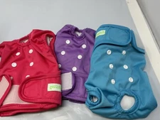 3 Dog Diapers Wegreeco Washable For Female Dog/Cat In Heat Size M -NWOT