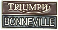 Triumph Bonneville Logo Metal Enamel Pin Badge Biker Motorbike Motorcycle