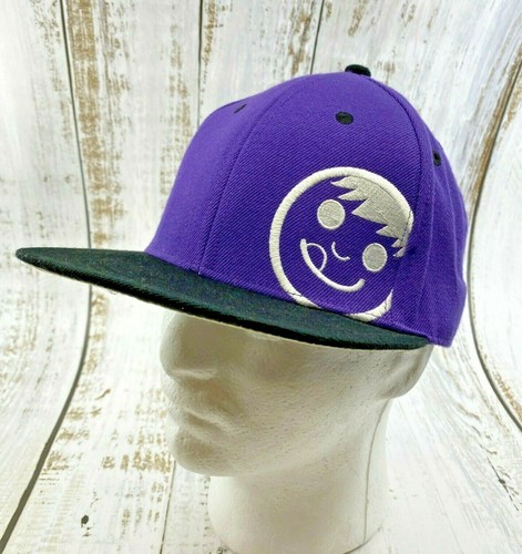 Smiley Face - Purple - Snapback OSFM | eBay