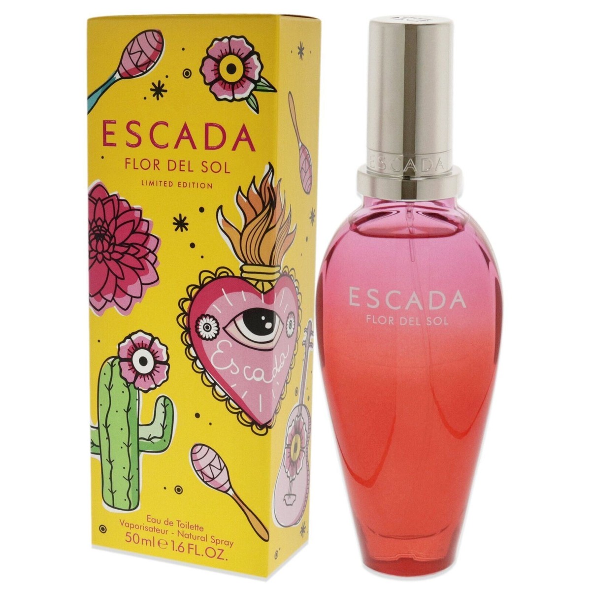 Escada Flor Del Sol Perfume for Women 1.6 oz. EDT Spray Limited